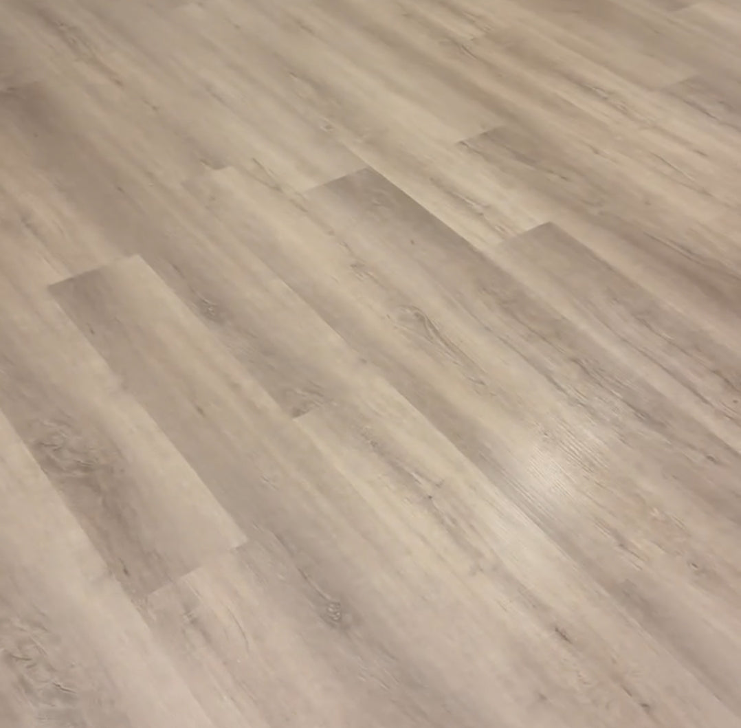 ●Grigio #ECO3001 SOLD PER BOX $2.25 pi²/26.42sqft/box●SPC VINYL 7"x48" 4.5mm IXPE UNDERLAYMENT