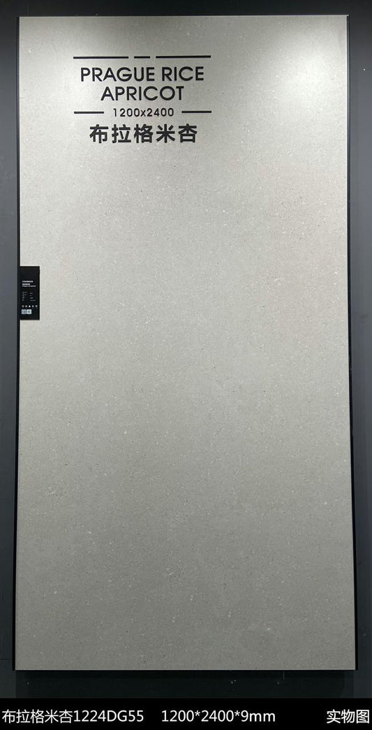 ●PRICE TBD/PRIX À DÉTERMINER ● PORCELAIN TILE 4'x8' 9MM Prague Rice Apricot