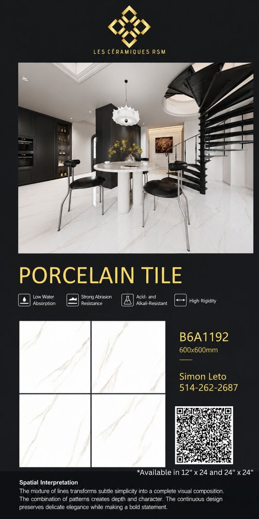 B6A1192 Available in 12"x24" and 24"x24"
