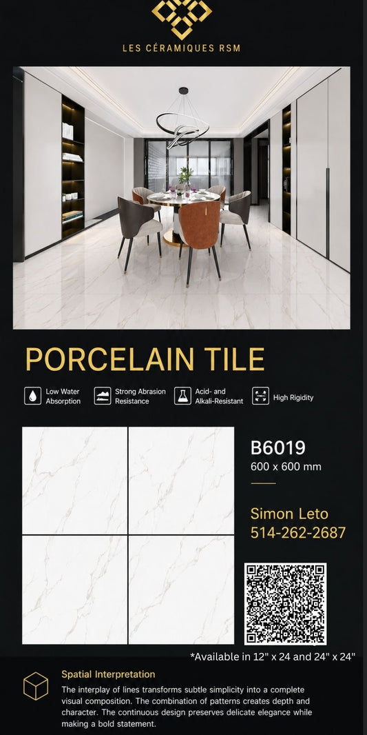 B6019 Available in 12"x24" and 24"x24"