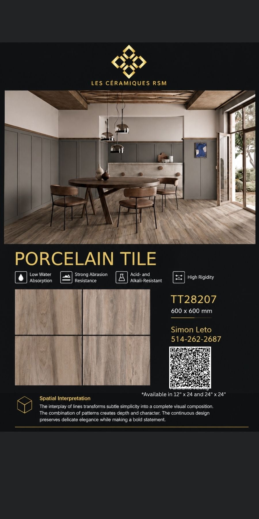 TT28207 Available in 8"x48"