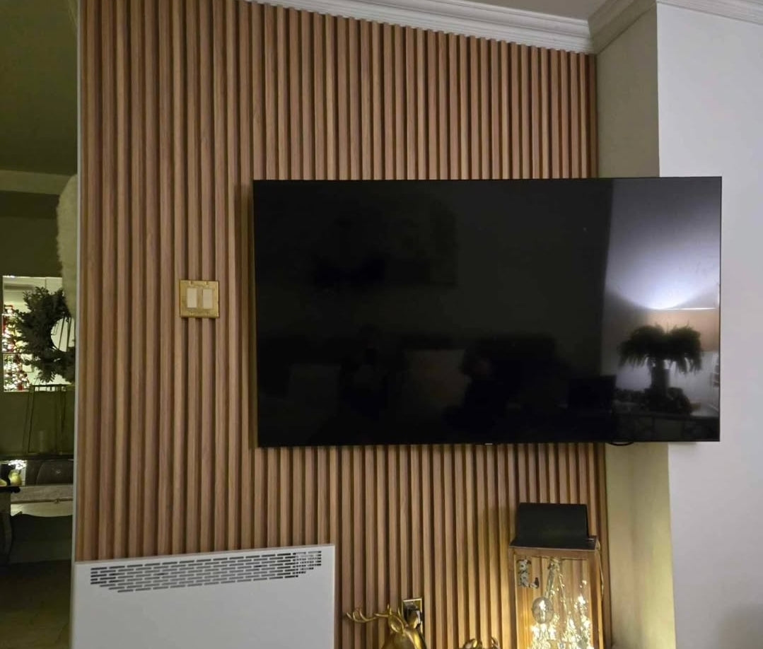 ●Nocciola Chiaro WPC FLUTED WALL PANEL 6"x96"