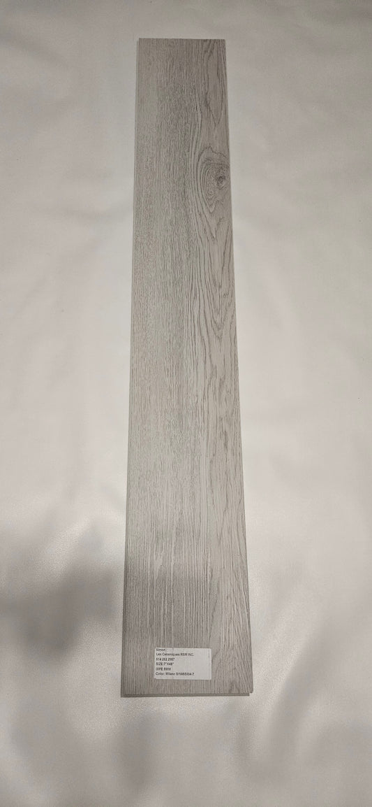 ●Milano #SYW85004-7 SOLD PER BOX 2.99 $ pi²/21.63sqft/box AVAILABLE UPON REQUEST ● SPC VYNIL 7"x48" 5mm IXPE UNDERLAYMENT