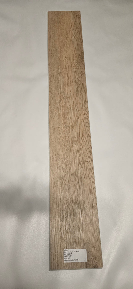 ●Roma #SYW85004-8 SOLD PER BOX 2.99 $ pi²/21.63sqft/box AVAILABLE UPON REQUEST ●SPC VINYL 7"x48" 5mm IXPE UNDERLAYMENT