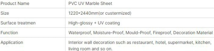 AVAILABLE UPON REQUEST ●UV Marble Terra PVC 4'X8' 3MM Sheet – High-Quality Waterproof Material