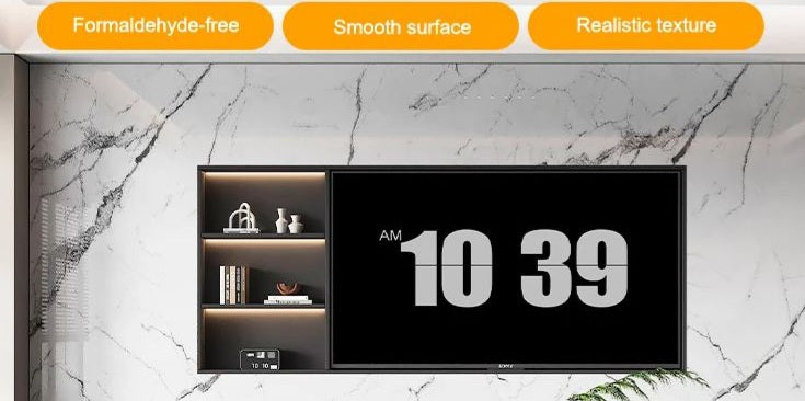 AVAILABLE UPON REQUEST ●UV Marble Grigio PVC 4'X8' 3MM Sheet – High-Quality Waterproof Material